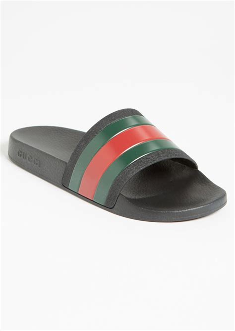 gucci pursuit 72 slide sandals replica|gucci slide dupe list.